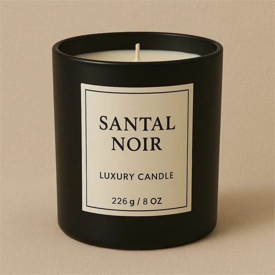 Santal Noir Luxury Candle